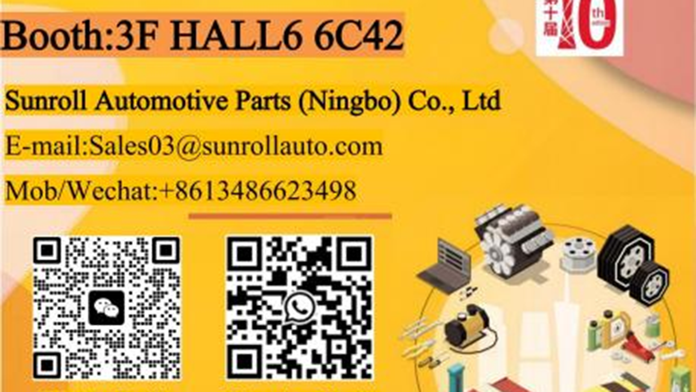Sunroll Automotive Parts (Ningbo) Successfully Exhibits at Auto Aftermarket Guangzhou 2025